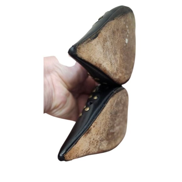 Manolo Blahnik Leather Lasercut Accents Mules Women's Size EU40| US 9.5 - Picture 12 of 15